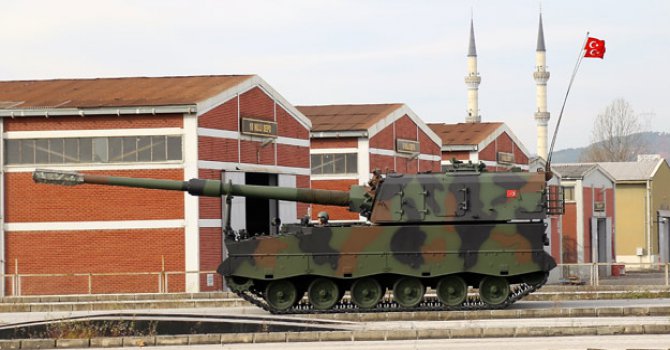 Suriye sınırına çok sayıda obüs gidiyor