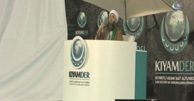 Sağanak Yağmur, Cübbeli'nin sohbetine engel olamadı