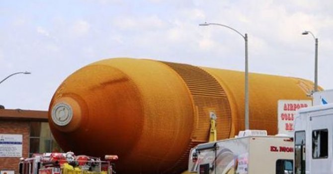 NASA'nın devasa aracını gören hayrete düştü