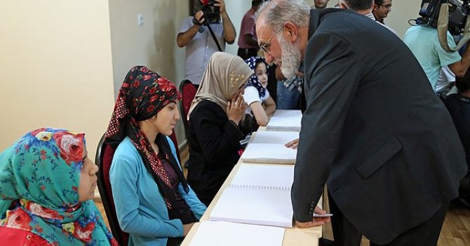 Halkalı'da görme engelliler için Kur'an Kursu