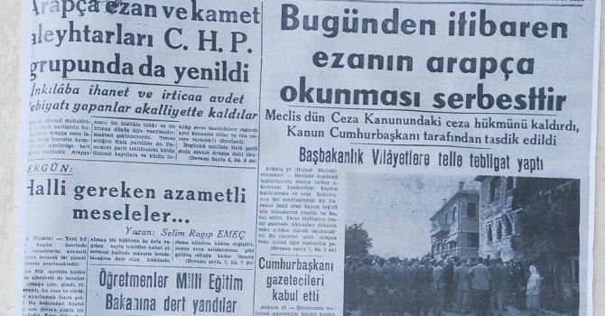 Adnan Menderes'e bu yüzden düşman oldular: Türkçe Ezan Zulmünün son bulması