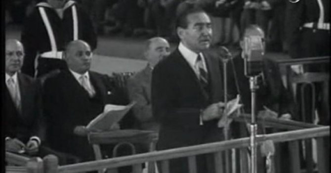 Menderes'in kendi sesinden Yassıada savunması (VİDEO)