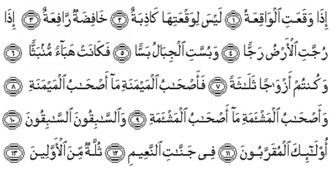 Bu sureyi her gece okuyan maddi sıkıntı çekmez