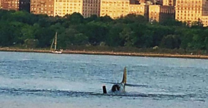 2. dünya savşından kaldı, Hudson nehrine çakıldı