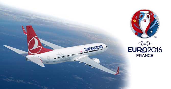 EURO 2016 THY uçaklarında izlenebilecek