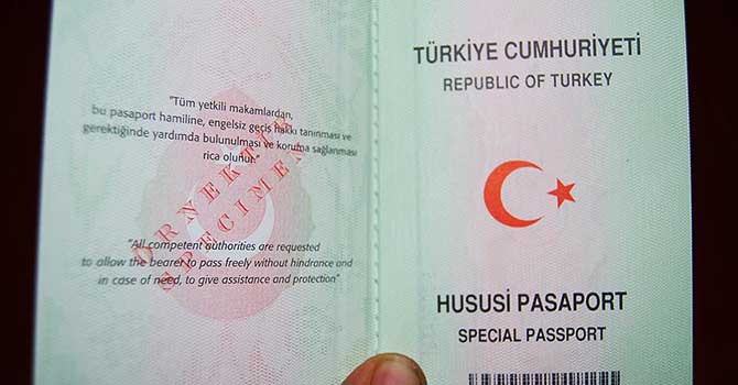 Meclise 'yeşil pasaport' teklifi