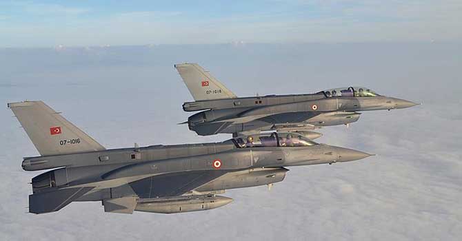 Metina'ya hava harekatında 7 hedef imha edildi