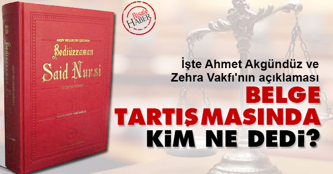 Belge tartışmasında kim ne dedi?
