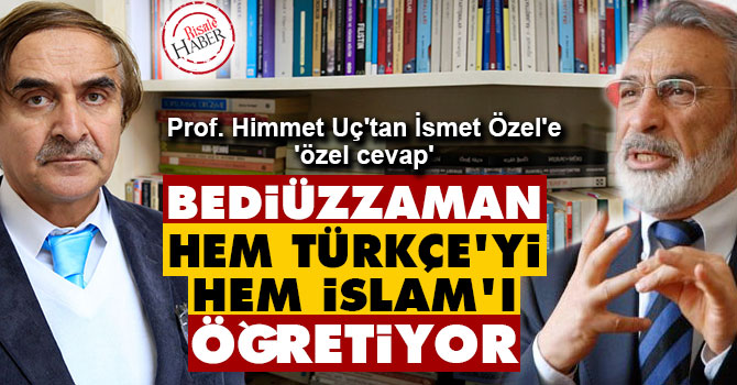 Bediüzzaman hem Türkçe'yi hem İslam'ı öğretiyor