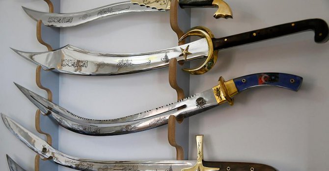 Osmanlı kılıcı hediyelik eşya oldu