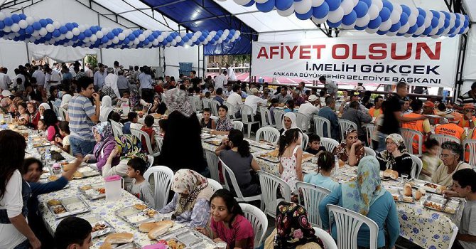 Başkentte dokuz noktada iftar çadırı kurulacak