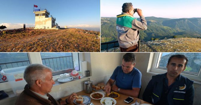 Ormancılar bin 400 metrede oruç açtı