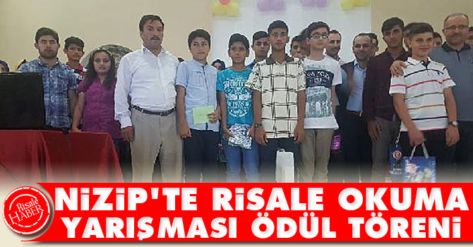 Nizip'te Risale okuma yarışması ödül töreni