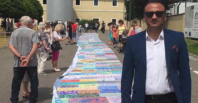 Dünya 'ebru' rekoru Çek Cumhuriyeti'nde kırıldı