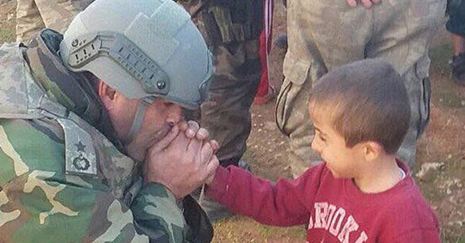 Cumhurbaşkanı Erdoğan, o Binbaşıyı hastanede ziyaret etti