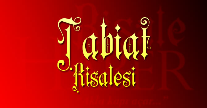 Bediüzzaman Said Nursi'nin Tabiat Risalesi - Yirmi Üçüncü Lem’a