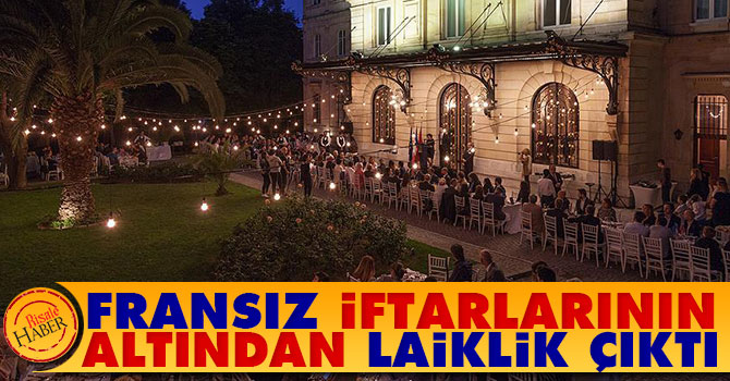 Fransız iftarlarının altından laiklik çıktı
