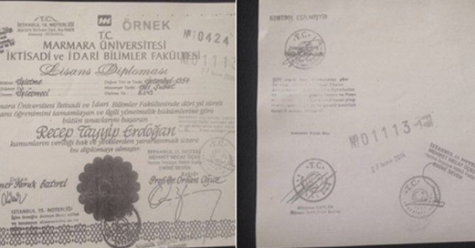 Recep Tayyip Erdoğan'ın diploma tartışmalarına son nokta konuldu!