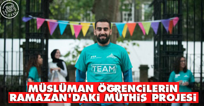 Müslüman öğrencilerin Ramazan'daki müthiş projesi