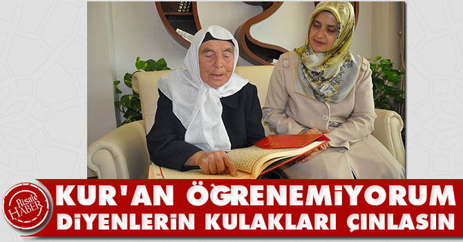 Kur'an öğrenemiyorum diyenlerin kulakları çınlasın