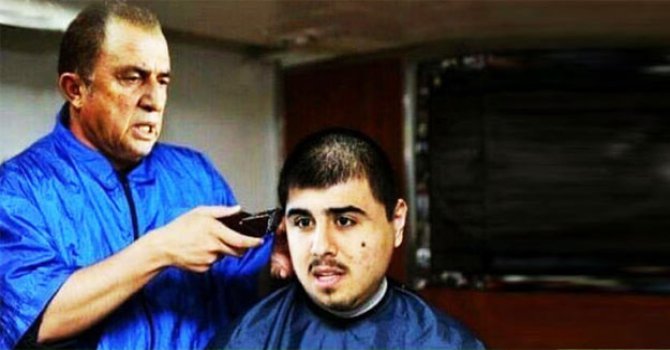 Fatih Terim, Ozan'ın saçını kestirdi!