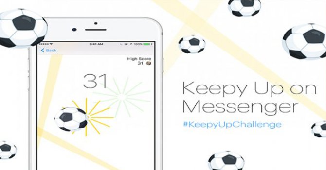 Facebook Messenger’dan futbol oynayın: KeepyUp