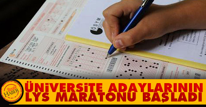 Üniversite adaylarının LYS maratonu başladı