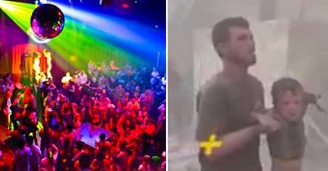 Halep'in iki yüzü, biri dans ederken...