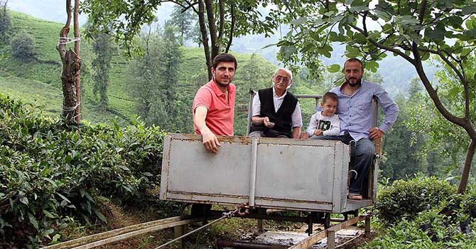 Rizeli Ali Rıza dede "telesansör"den vazgeçmiyor