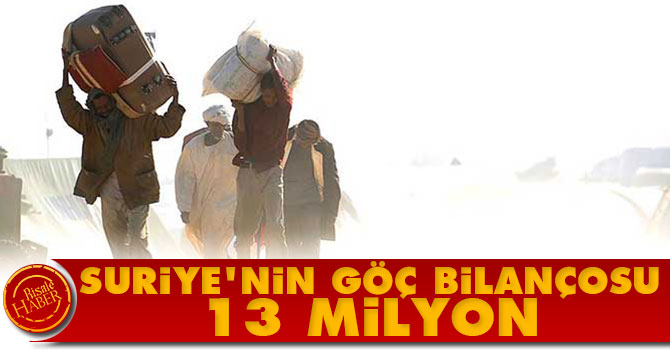 Suriye'nin göç bilançosu: 13 milyon mülteci ve sığınmacı