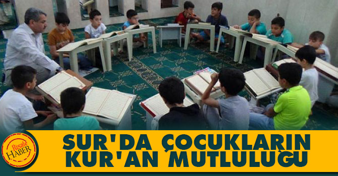 Sur'da çocukların Kur’an mutluluğu