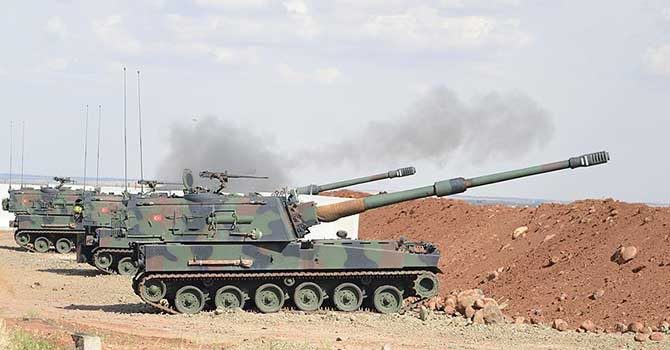 Türkiye'ye atış hazırlığındaki DAEŞ hedefleri vuruldu