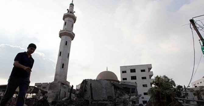 Gazzeli çocuklara gezici kütüphane hizmeti