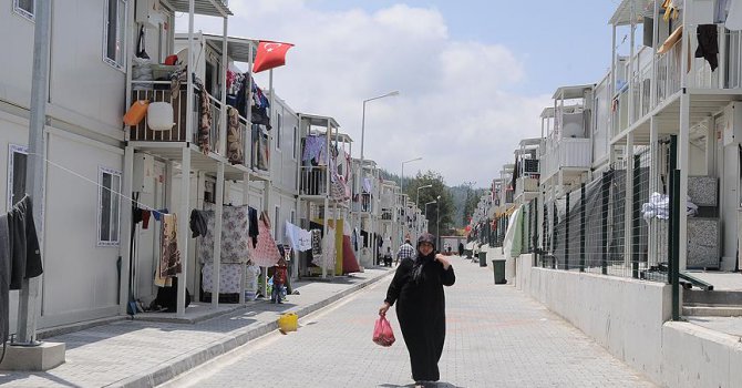 Konteyner kentteki Türkmenler Türkiye'ye minnettar