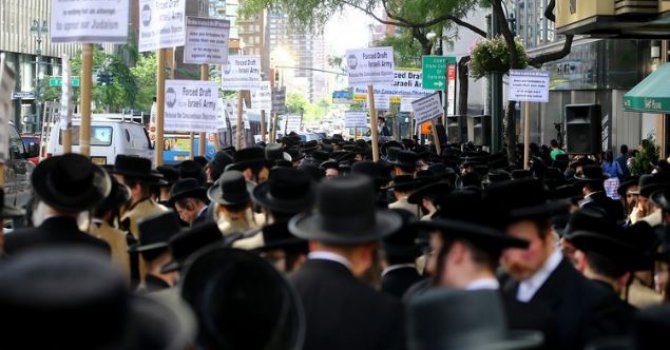 Ortodoks Yahudiler, İsrail'i protesto etti