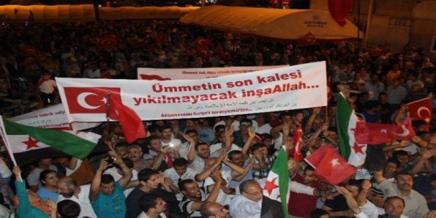 Suriyeliler ‘sivil iradeye’ sahip çıktı