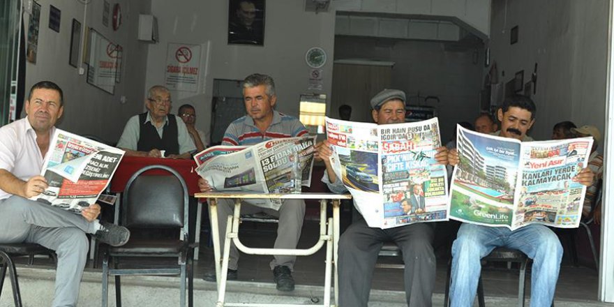 Geçen yıl gazete ve dergilerin sayısı 2014'e göre azaldı