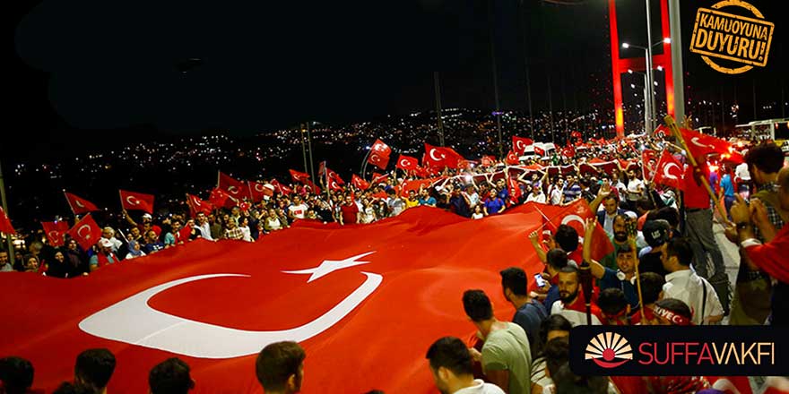 Suffa Vakfı’ndan darbe girişimi ve sonrası için uyarı
