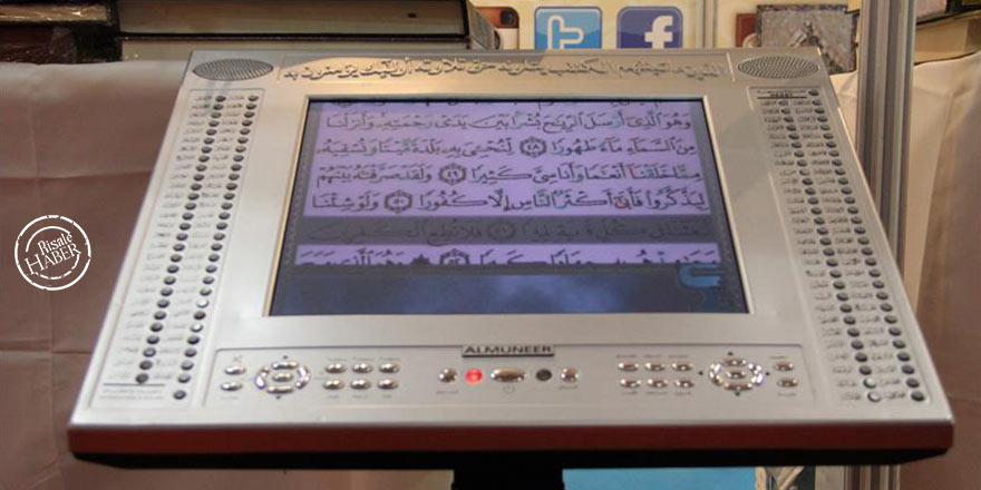 Rahleli dijital Kur'an-ı Kerim'e yoğun ilgi