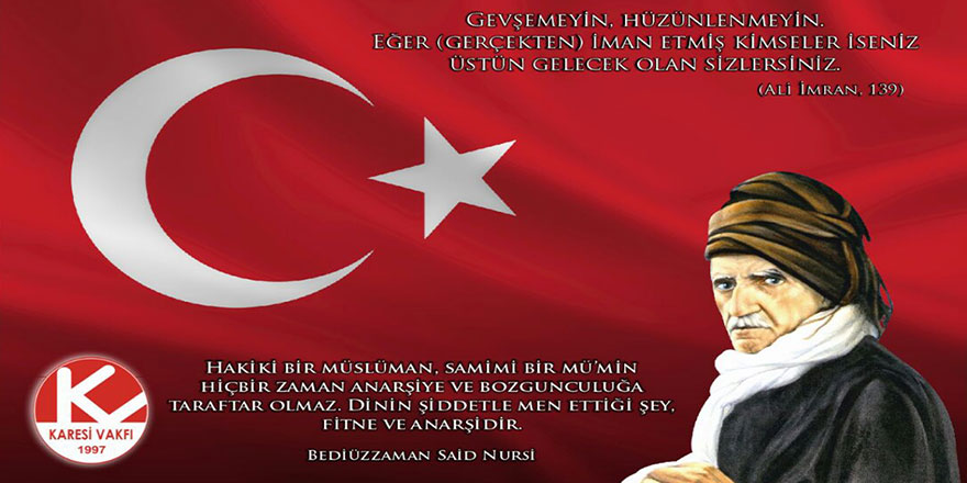 Balıkesir'de darbe girişimine Bediüzzaman'lı tepki