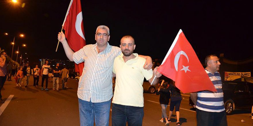 'Demokrasi nöbeti' için yurt dışından geldiler