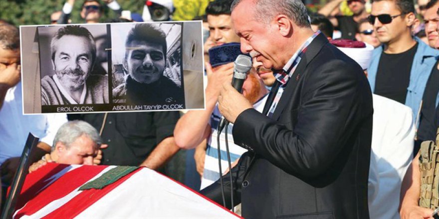 Oğlunu korumaya çalışırken şehit düştü