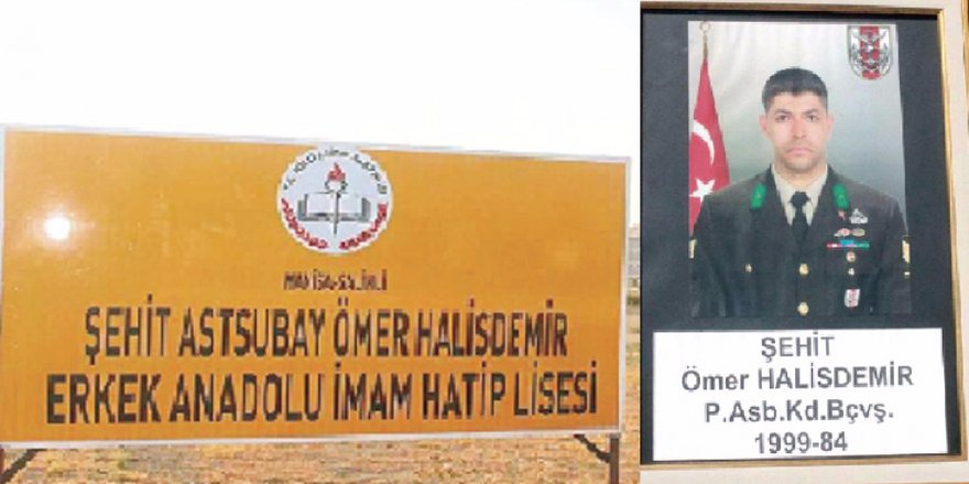 Kapatılan okula darbe şehidinin adı verildi