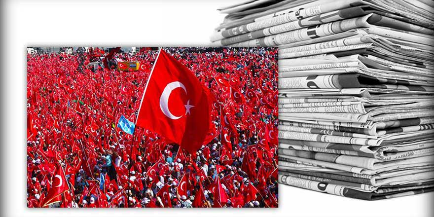 Avrupa medyası 'Demokrasi ve Şehitler Mitingi'ni böyle gördü