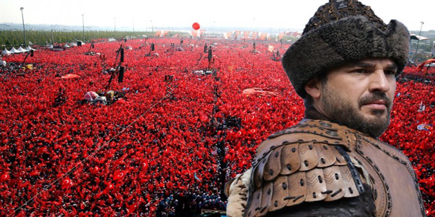 Yenikapı'daki 'Diriliş Ertuğrul' detayı