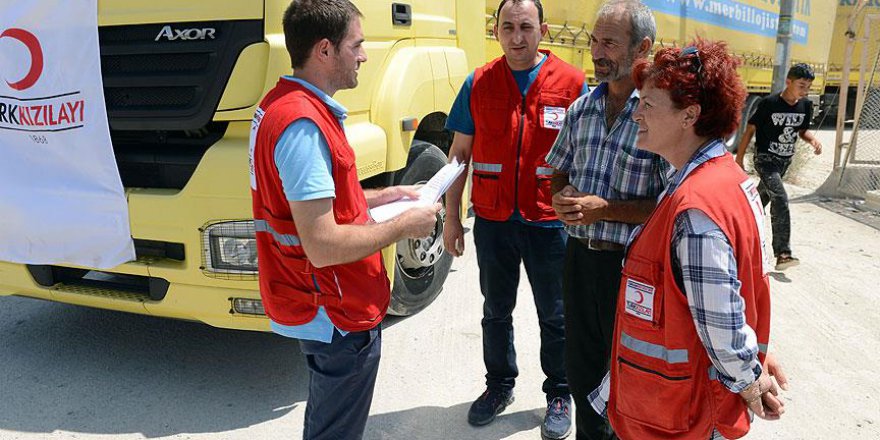 Türk Kızılayı'nın Irak'taki mağdurlara yardımı