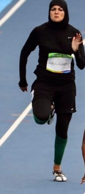 Olimpiyatlarda Müslüman atlet Abuljadayel tarihe geçti