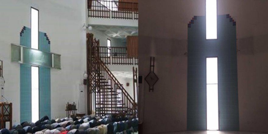 Haç işaretine benzeyen Mihrap nihayet değiştirildi!