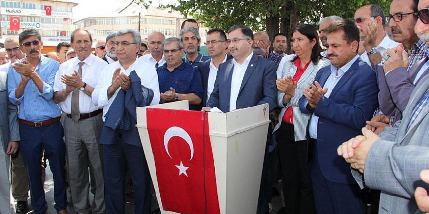 Terör saldırılarına Sivas'ta ortak tepki