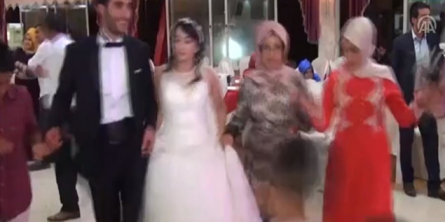 Düğünlerinde bomba patlayan çift konuştu